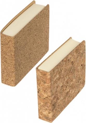 Produktbild Bekos Kork Notizblock mit 160 Blatt (9.5 x 6.5 x 2 cm, Harter Einband)