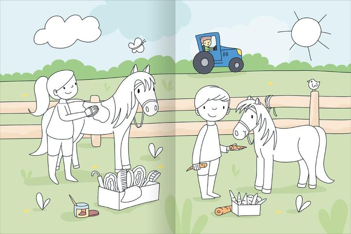 Immagine prodotto Il mio grande libro da colorare - Cavalli e pony