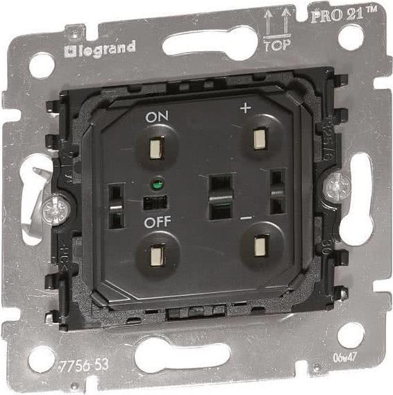 Image du produit Legrand Pro21 Variateur à bouton-poussoir 600W 775653 Utilisation