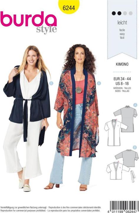 Produktbild Schnittmuster Kimono