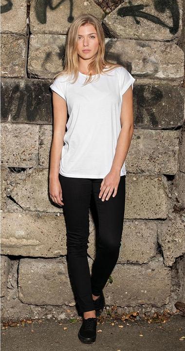 Immagine prodotto Build Your Brand Maglietta da donna con spalla allungata (S)