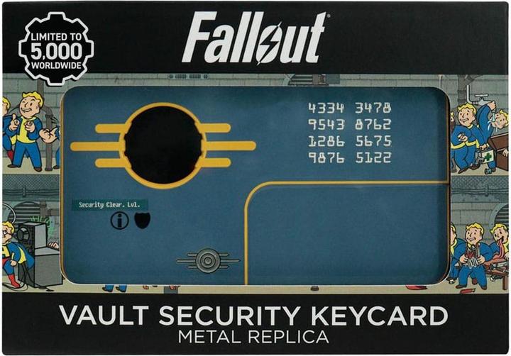 Image du produit Fanattik Réplique de Fallout Vault Security Keycard édition limitée