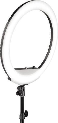 Actual product image Westcott 18” Bi-Color LED Ring Light Kit with Batteries and Stand (Ring light)