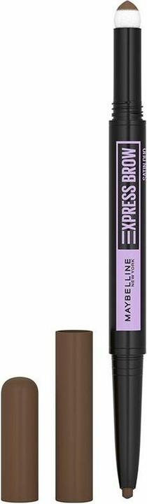 Maybelline New York Maybelline Express Brow Satin Duo Eyebrow Pencil 025 Brunette 0.71G (Brunette)