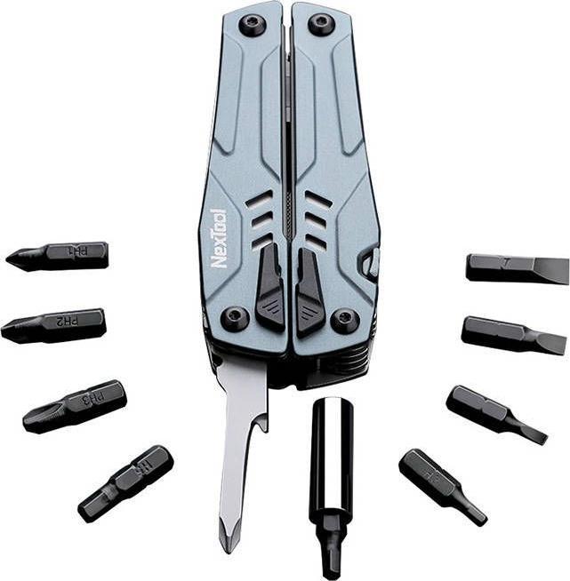 Actual product image NexTool Multitool NE20045 15 in 1 + bit set (blue) (15 Functions)