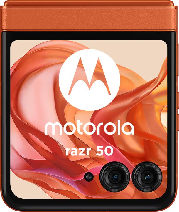 Produktbild Motorola Razr 50 (256 GB, Spritz Orange, 6.90", SIM + eSIM, 52.43 Mpx, 5G)