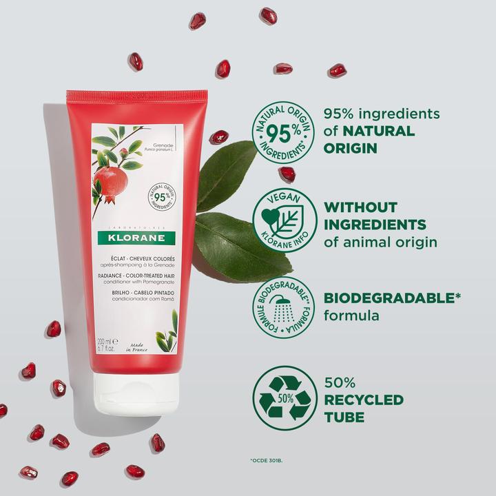 Image du produit Klorane Baume de soin éclat des couleurs à la grenade (200 ml)