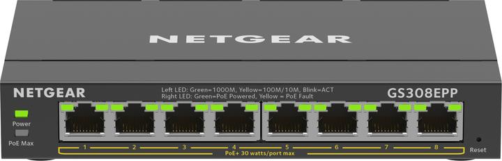 Netgear GS308EPP-100PES (8 Ports)