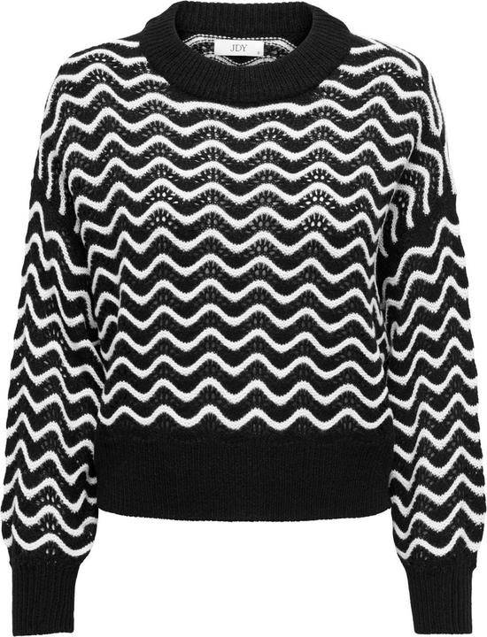JdY Gemusterter Strickpullover