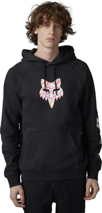 Fox Hoody 23 Ryvr Raglan Po Flc Blk L (L)