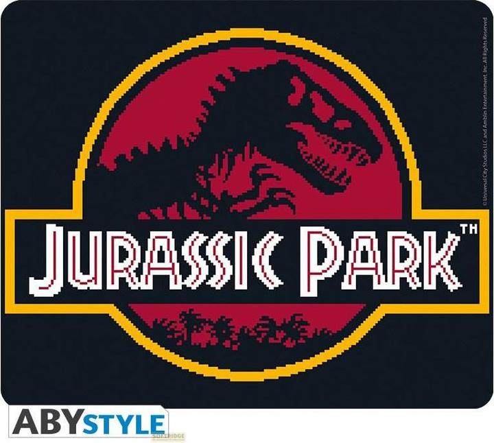 Actual product image ABYstyle JURASSIC PARK - Flexible mousepad - Pixel logo