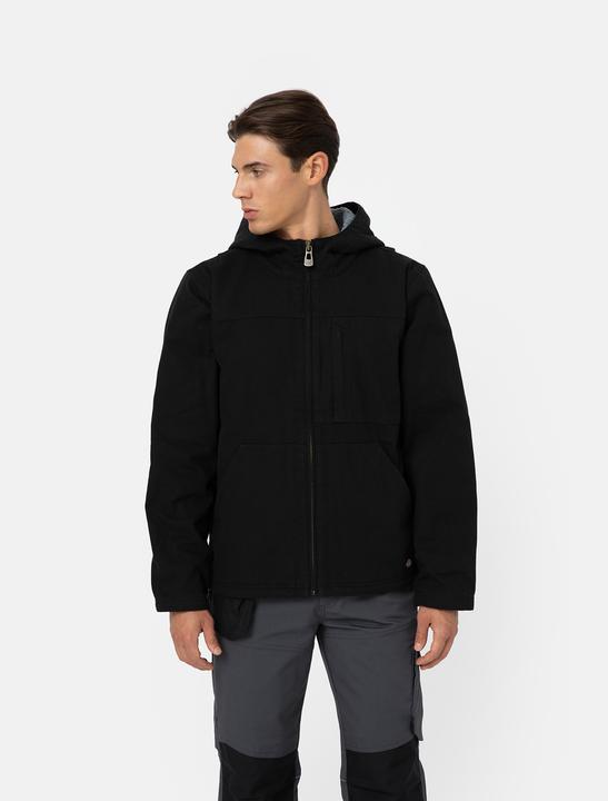 Produktbild Dickies Sherpa Lined Hooded Duck Jacket Rinsed Black (XL)