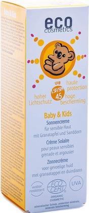 Produktbild Eco Cosmetics Baby & Kids Sonnencreme Mit Granatapfel Und Sanddorn (Sonnencreme, SPF 45, 50 ml)
