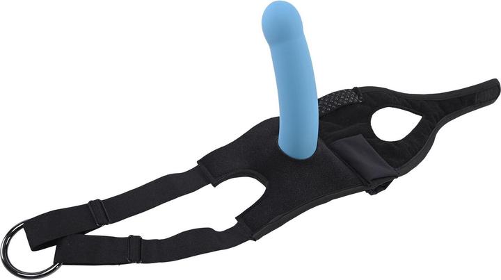 Actual product image Sportsheets Pivot 2 in 1 Forced-O Strap - Black