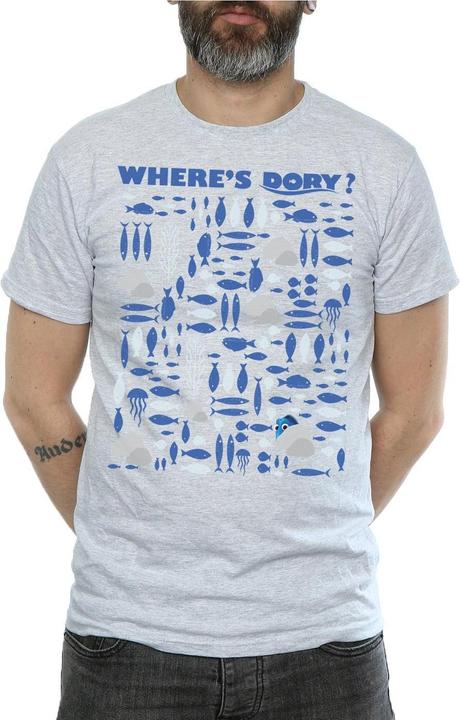 Image du produit Disney - T-shirt FINDING DORY WHERE'S DORY? - Homme (XL)