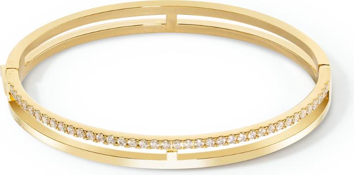 Produktbild Coeur de Lion Eternal Unity Armreif gold-kristall (Edelstahl)