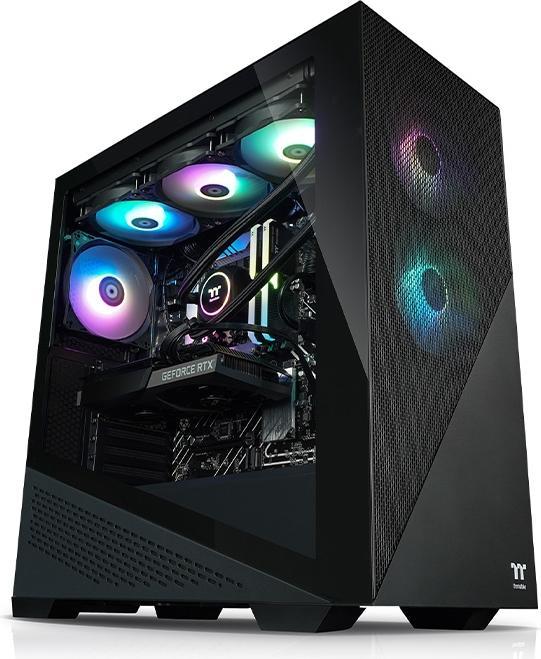 Image du produit Thermaltake Tt Hyperion bk V2 PC gamer i7 32 N W11H PC-000028-FR (Intel Core i5-13600KF, 32 Go, 1000 Go, GeForce RTX 4070 Ti)