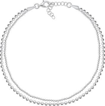 Brilio Silver - Double Ball Silver Bracelet BRC118W