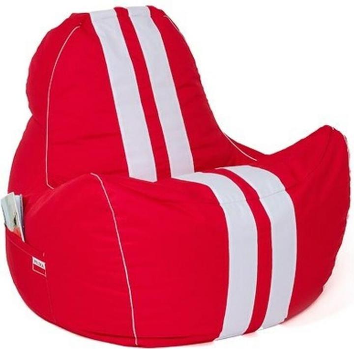 Immagine prodotto Go Gift Borsa pouf Ferrari rosso e bianco XXL 140 x 100 cm Sako