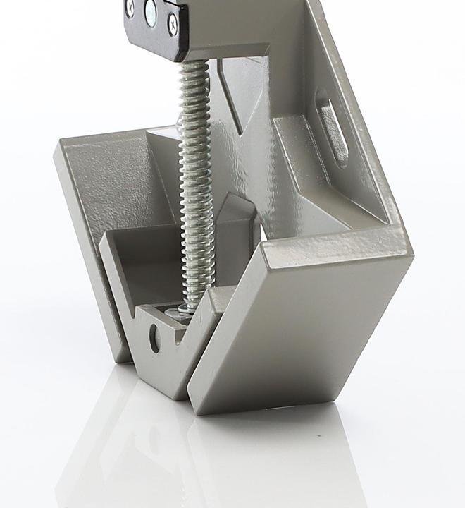 Actual product image XPOtool 90° Aluminium Angle Spanner Corner Clamps with Swing Jaw for Wood, Metal, etc. (70 mm)
