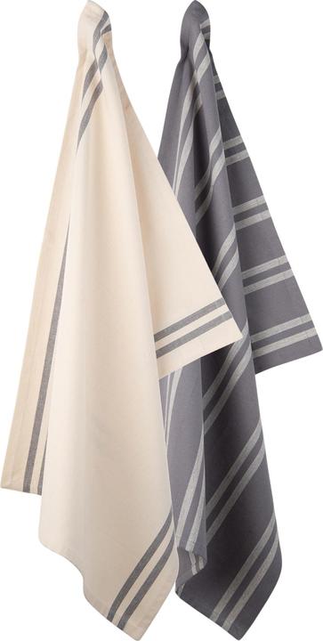 Actual product image Södahl Tea towel set Soft Tools Grey (50 x 70 cm)