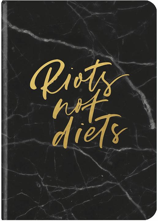 Produktbild RIOTS NOT DIETS 14,8x21 cm - Booklet - 48 Seiten, Punktraster und blanko - Softcover - gebu (14.8 x 21 cm, Blanko, Harter Einband)