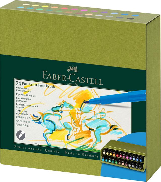 Image du produit Faber-Castell Filzstift Pitt Artist (Trié, 12 x)