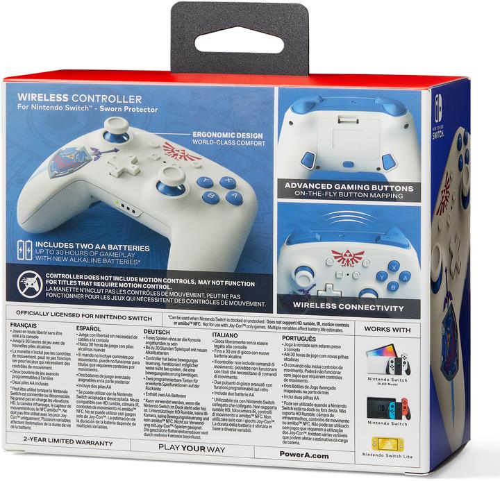 Immagine prodotto PowerA Controller per Nintendo Switch - Zelda (Switch Lite, Switch OLED, Switch)
