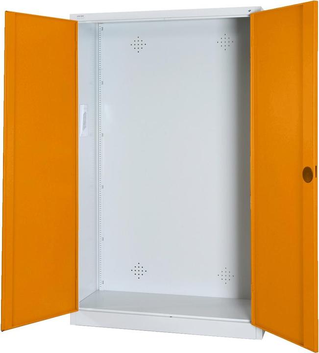 Actual product image C+P Modular sports equipment cabinet (HxWxD: 195x120x50 cm, with solid sheet metal hinged doors).