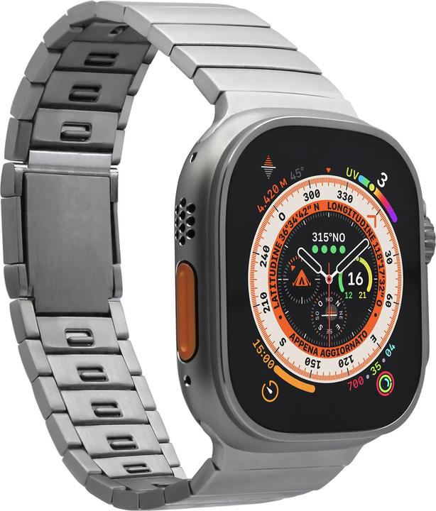 Actual product image Puro Titan Band for Apple Watch, Apple Watch Ultra, and Ultra 2 (Titanium)