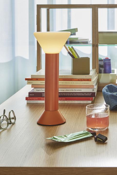 Produktbild Hübsch Flash Tragbare Lampe Metallic Orange