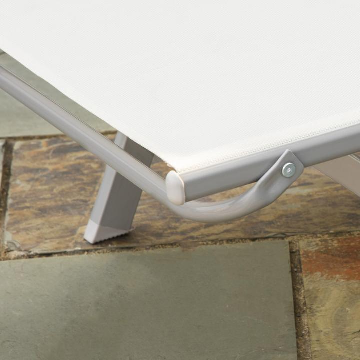 Image du produit Outsunny Chaise longue de jardin avec dossier réglable (170 cm)