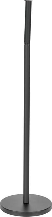 Actual product image Wenko Stand toilet roll holder 2 in 1 black with toilet roll holder, space-saving