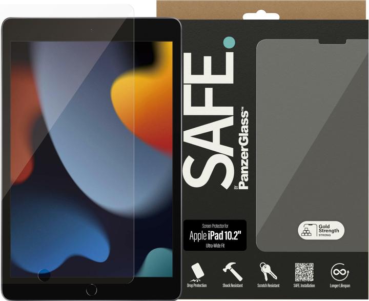 Produktbild PanzerGlass Tablet-Schutzfolie Ultra Wide Fit für Apple iPad 10.2 (1 Stück, iPad 10.2)