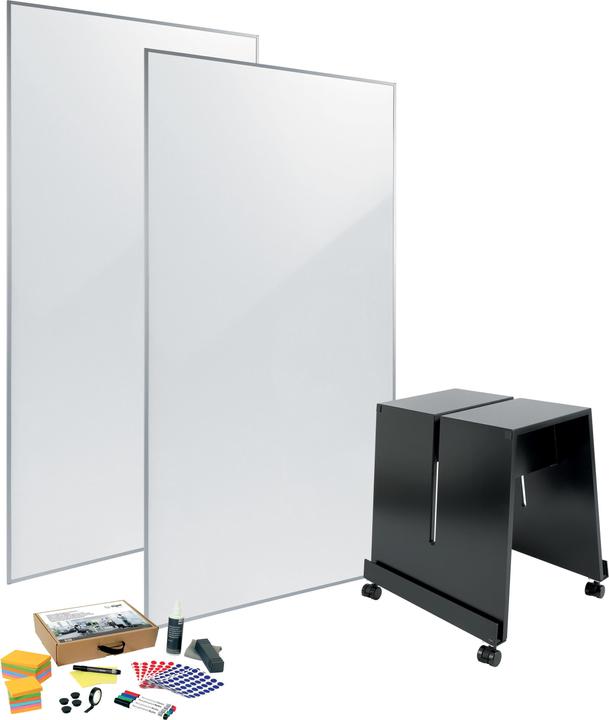 Produktbild Sigel Meet up-Bundle Whiteboards (90 x 180 cm)