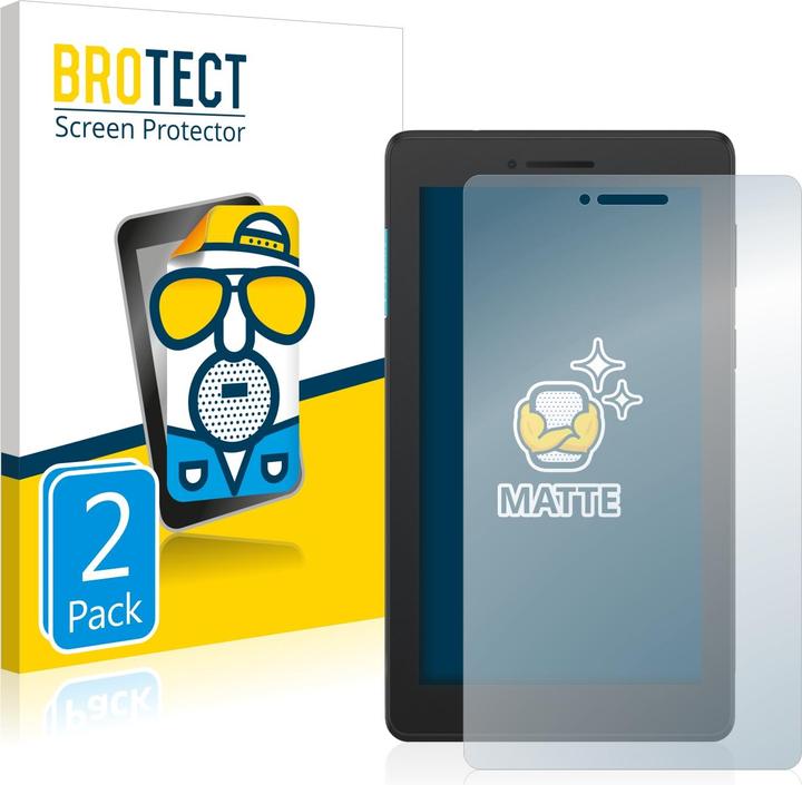 Actual product image BROTECT Anti-glare screen protector matt (2 Piece, Tab E7)