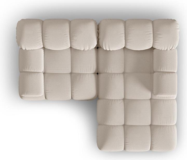 Actual product image Micadoni Modular Right Corner Sofa, "Bellis", 3 Seats, 188x155x70Made in Europe (Corner sofa)