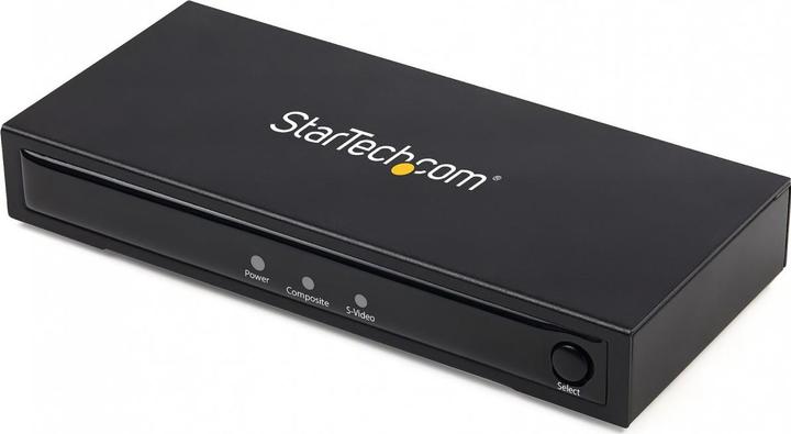 Image du produit StarTech Convertisseur S-Vidéo ou Composite vers HDMI avec audio - 720p - NTSC et PAL (Commutateur vidéo)