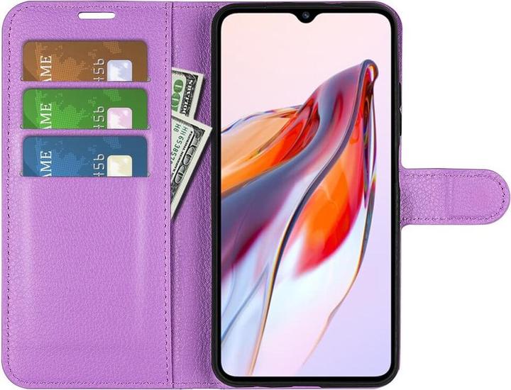 Image du produit Cover-Discount Xiaomi Redmi 12C - Étui en cuir violet (Xiaomi Redmi 12C)
