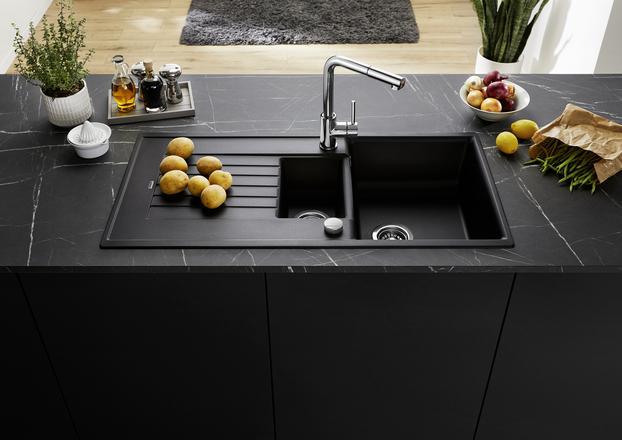 Actual product image Blanco Zia 6 S (Top-mounted sink, 50 cm, 100 cm)