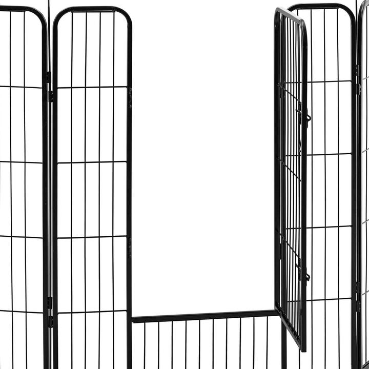 Immagine prodotto Wiesenfield Recinto per cuccioli - Con porta - 8 elementi modulari - Altezza: 100 cm