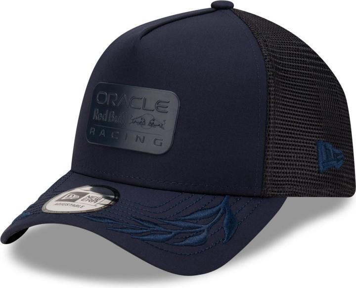 New Era A-Frame Trucker Cap - METAL BADGE Red Bull Racing