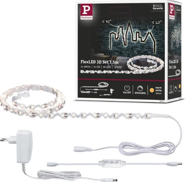 Image du produit Paulmann FlexLED (Blanc chaud, 150 cm, Intérieur)