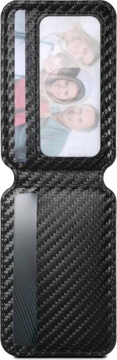 Immagine prodotto Ueli Express Copertina magnetica in carbon look con porta carte di credito staccabile (Apple iPhone 16 Pro)