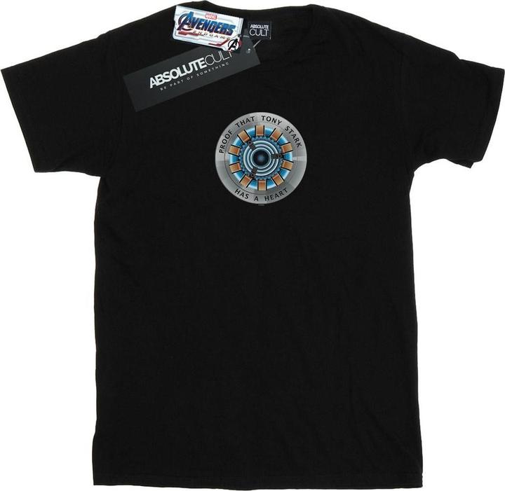 Produktbild Avengers Endgame Tony Stark Heart TShirt (M)