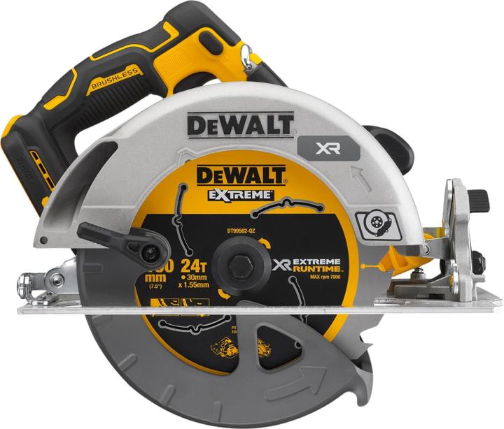 Produktbild DeWalt DCS 573 NT Akku Handkreissäge 18 V 190 x 30 mm Brushless + 1x Akku 9,0 Ah + TSTAK - ohne