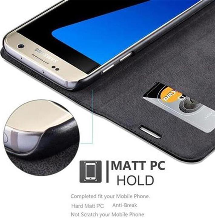 Actual product image Cadorabo Book Invisible Magnet Cover (Samsung Galaxy S7)