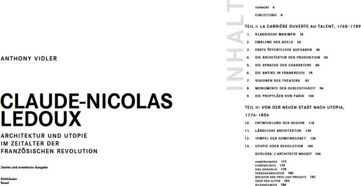 Image du produit Claude-Nicolas Ledoux (Allemand, 2021)