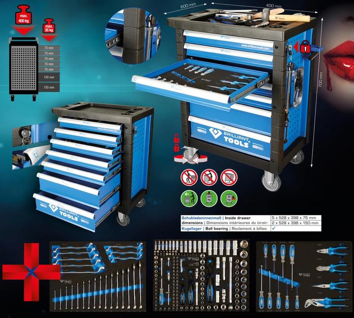 Image du produit Brilliant Tools Servantes d'atelier (1 x)