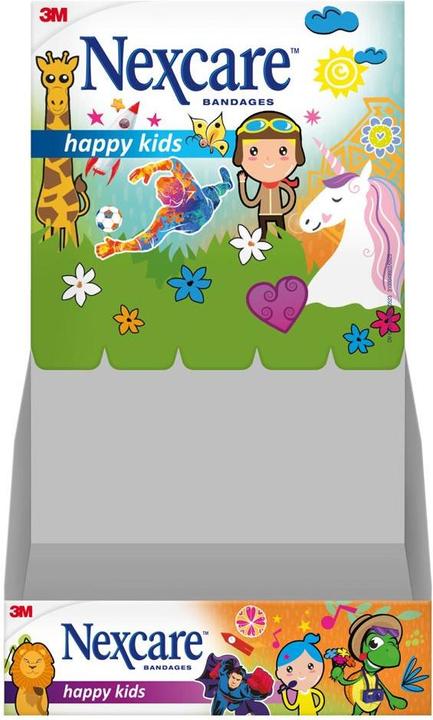 Image du produit 3M Présentoir Nexcare Pansements Enfants Happy Kids Cool 12 pièces (1 x)